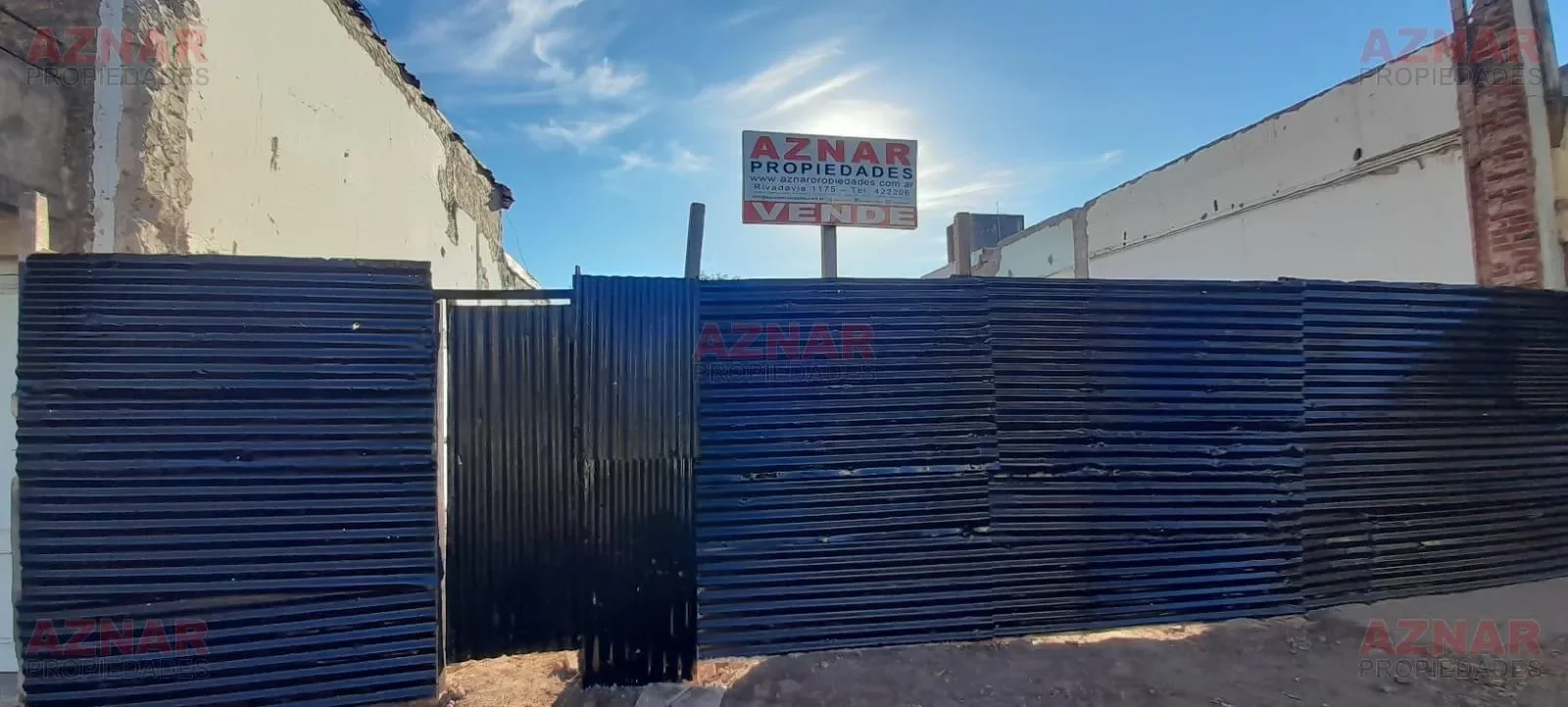 Terreno en Venta en Quiroga Nº 75 e/ Rivadavia y Gral. Paz