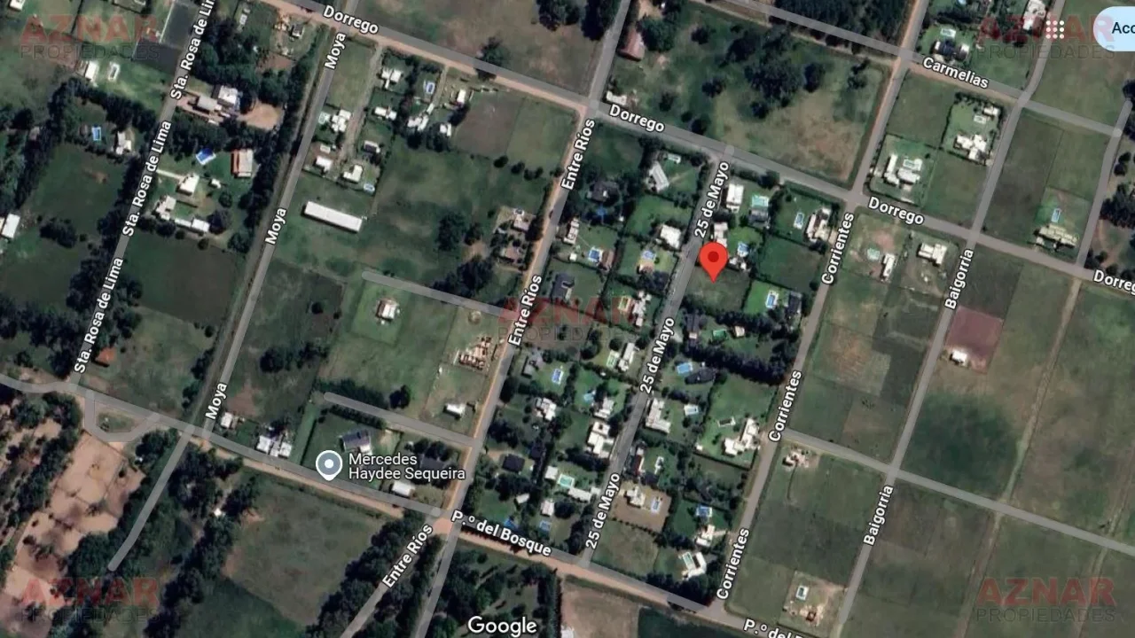 Exclusivo lote s/ calle 25 de mayo en barrio Aero Club