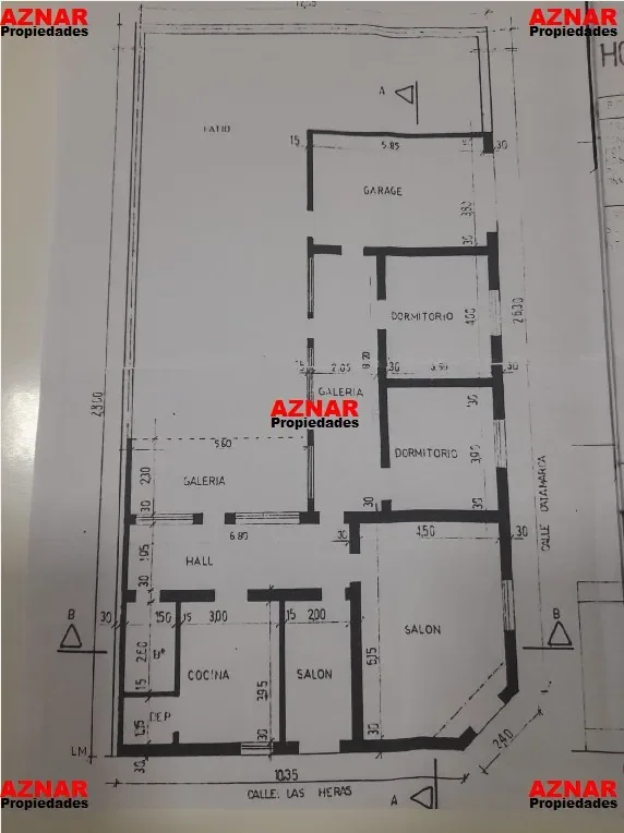 Casa con local en venta en Las Heras Nº 503 e/ Catamarca y Tucumán