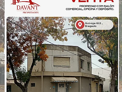 CASA EN VENTA. QUIROGA 612