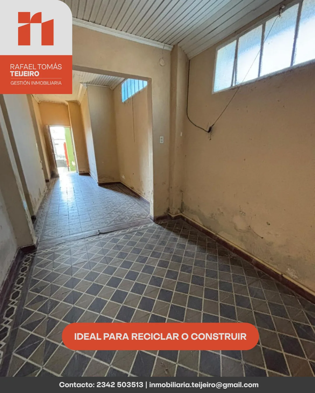 VENTA | CASA A RECICLAR O DESARROLLAR
