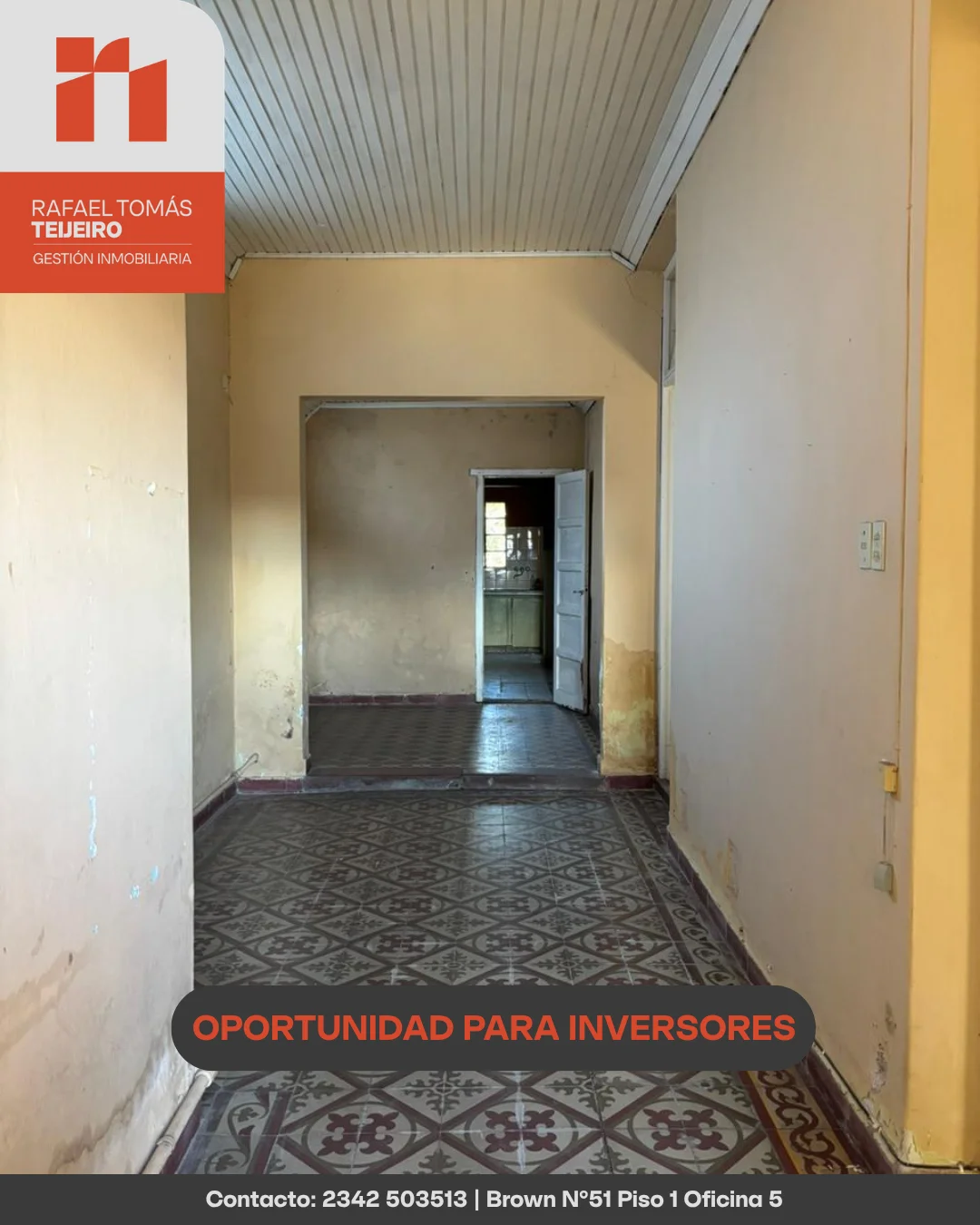 VENTA | CASA A RECICLAR O DESARROLLAR