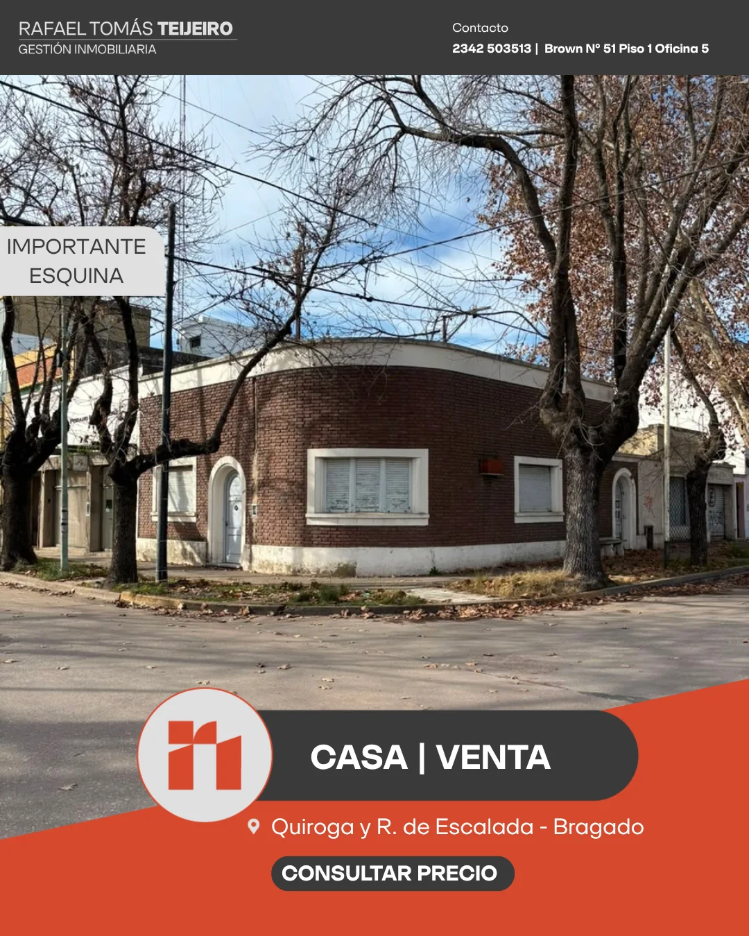 VENTA | IMPORTANTE ESQUINA DE LA CIUDAD