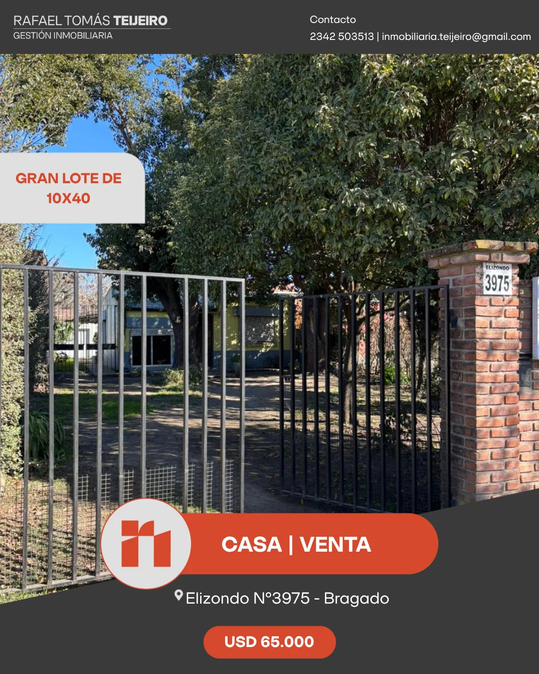VENTA| CASA UBICADA EN ACCESO ELIZONDO