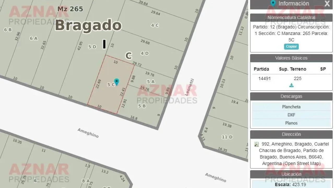 Casa en venta en Ameghino N° 980