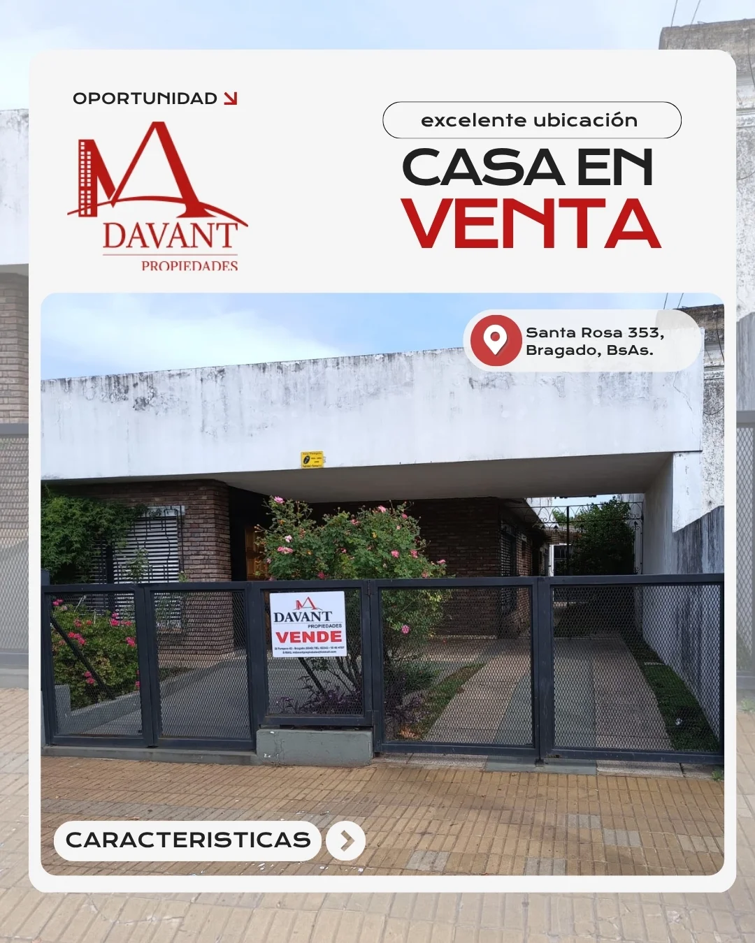 CASA EN VENTA Santa Rosa 353