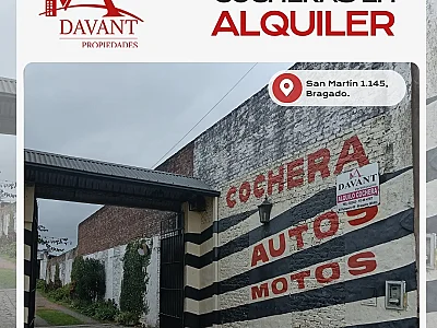 ALQUILER DE COCHERAS