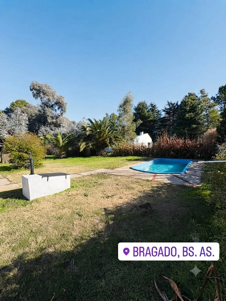 EN ALQUILER, QUINTA UBICADA A METROS DE RUTA 46. (A 100mts de la baja de Chacras de Bragado)