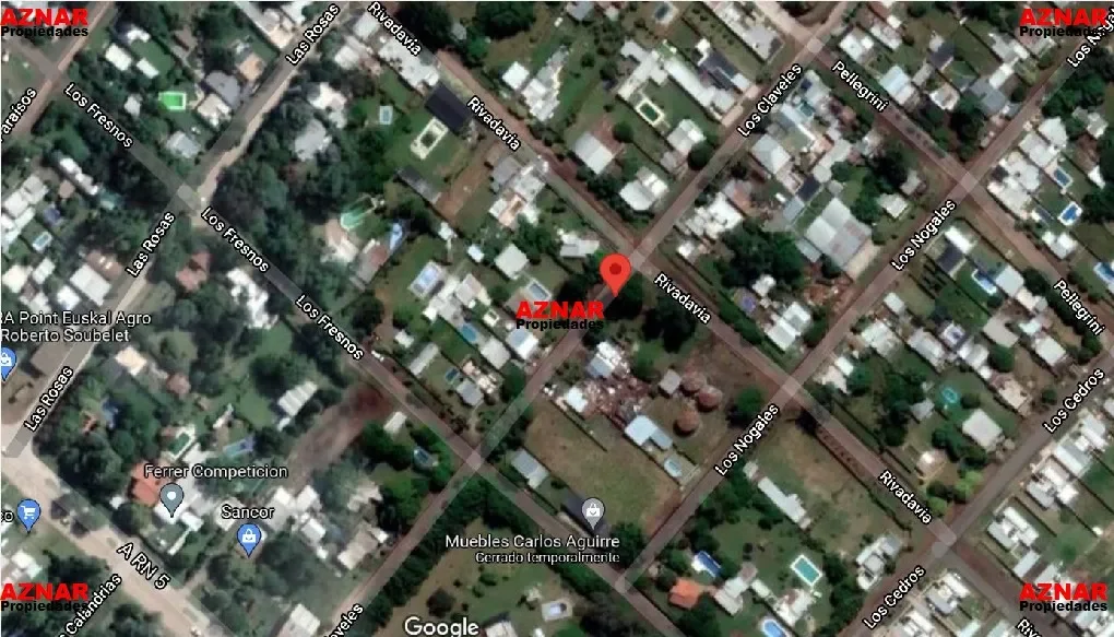 Terreno en venta en Los Claveles Nº 200 e/ Rivadavia y Los Fresnos