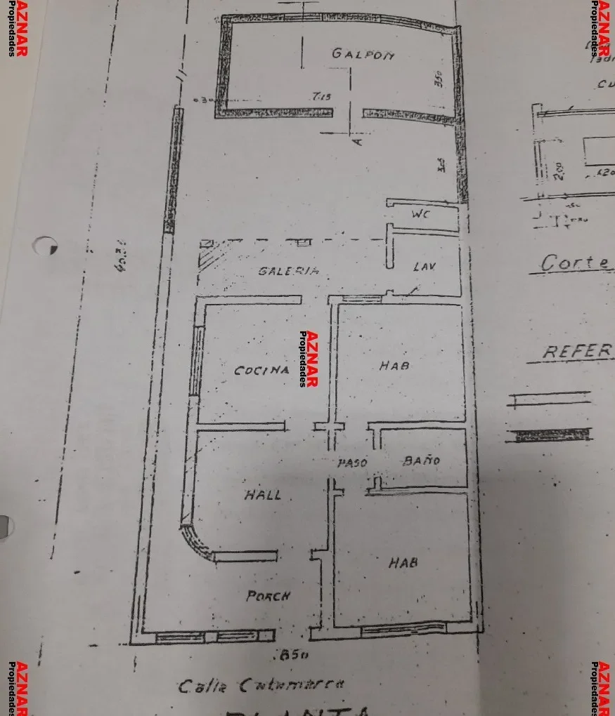 Casa en venta en Catamarca Nº 2278 e/ F. Argentinos y J.M. de Rosas
