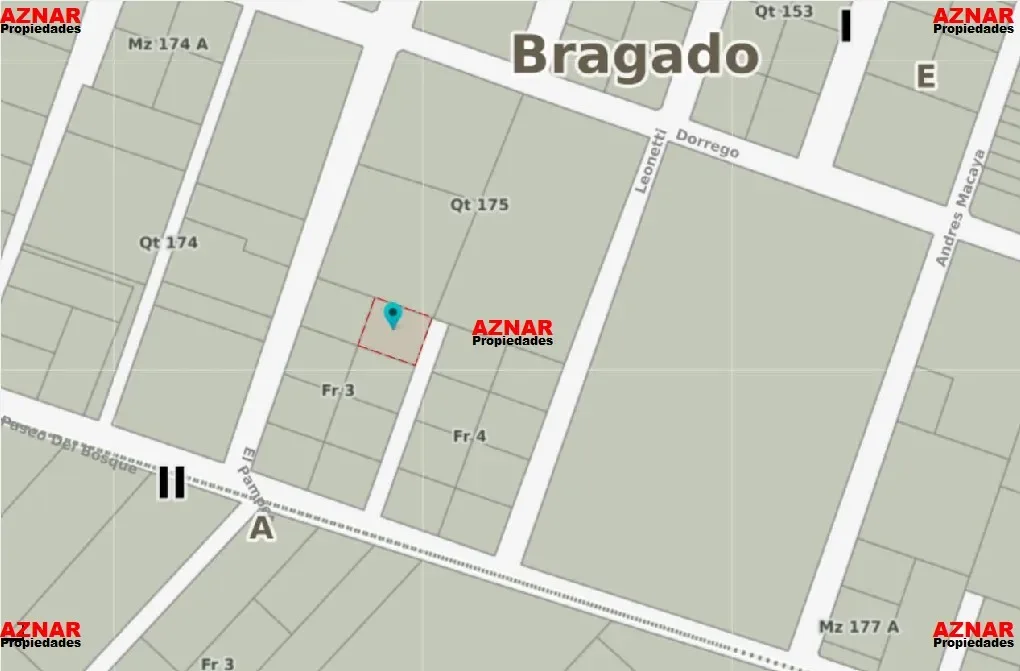 Terreno en venta en Roca Nº1559 e/ Paseo del Bosque y Dorrego