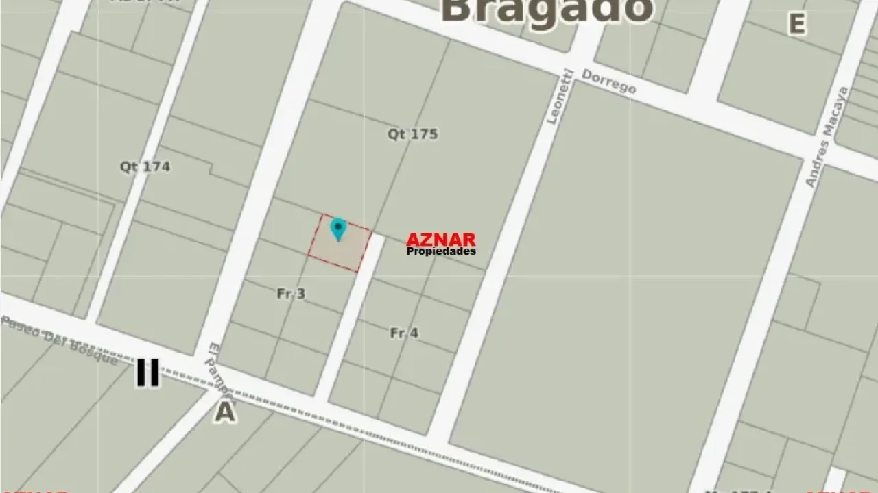 Terreno en venta en Roca Nº1559 e/ Paseo del Bosque y Dorrego