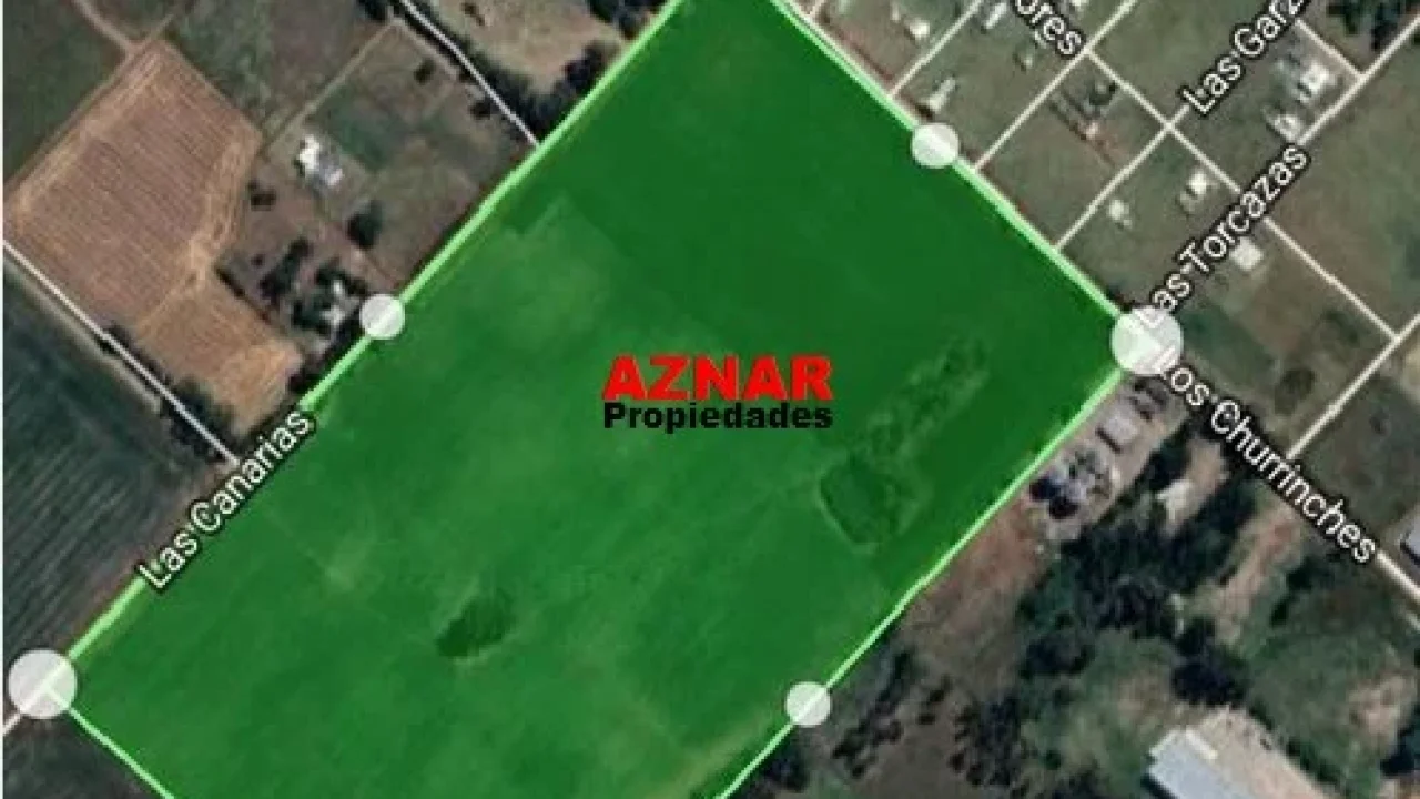 Campo en venta en Bragado calle Las Canarias y Los Churrinches