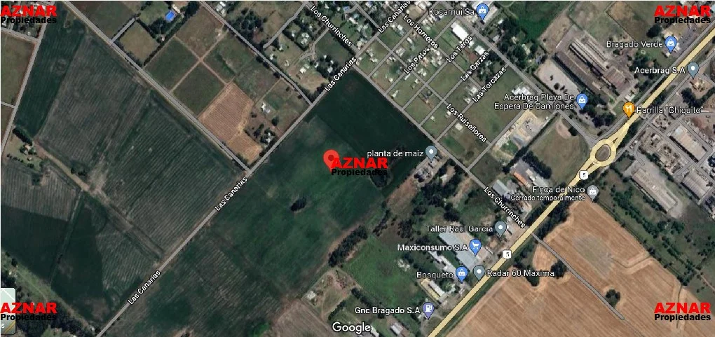 Campo en venta en Bragado calle Las Canarias y Los Churrinches