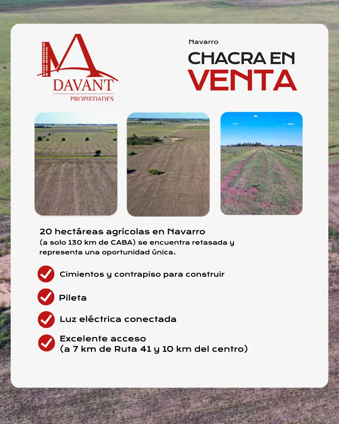 Chacra en venta