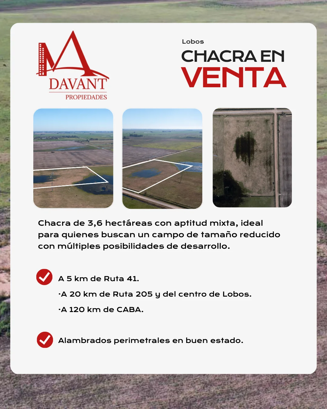 CHACRA EN VENTA