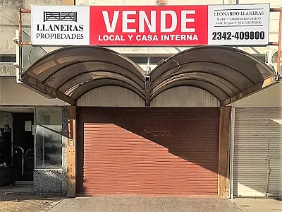 Local comercial y Departamento interno.