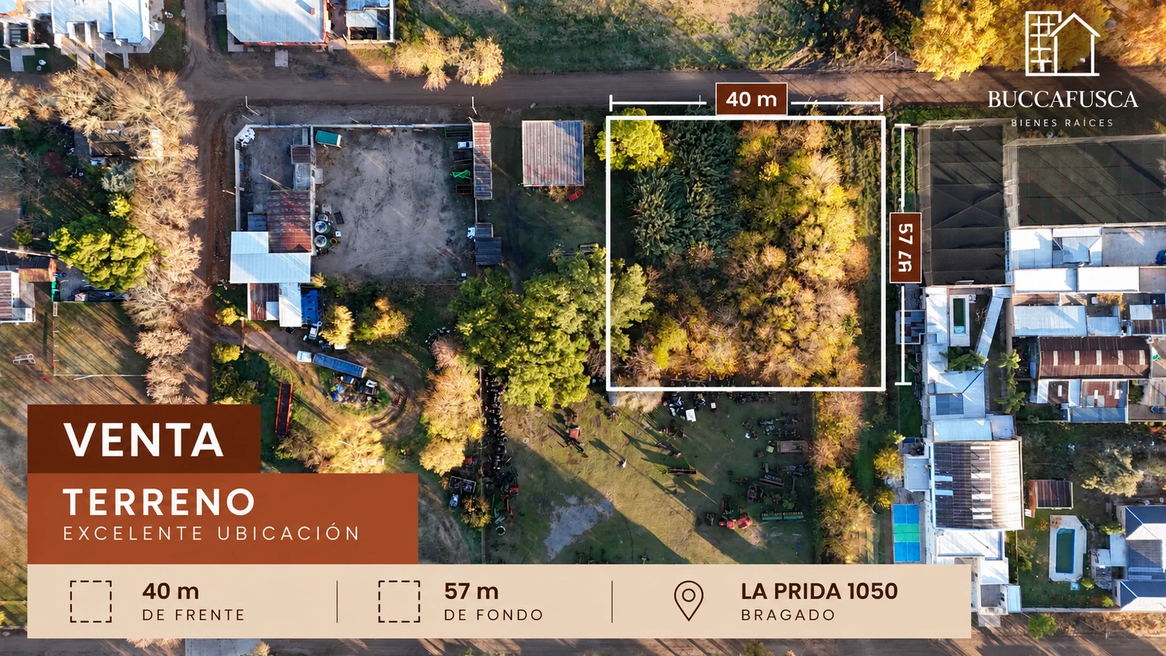 🌳 TERRENO EN VENTA | LAPRIDA 1050 – BRAGADO