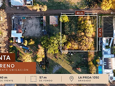 🌳 TERRENO EN VENTA | LAPRIDA 1050 – BRAGADO