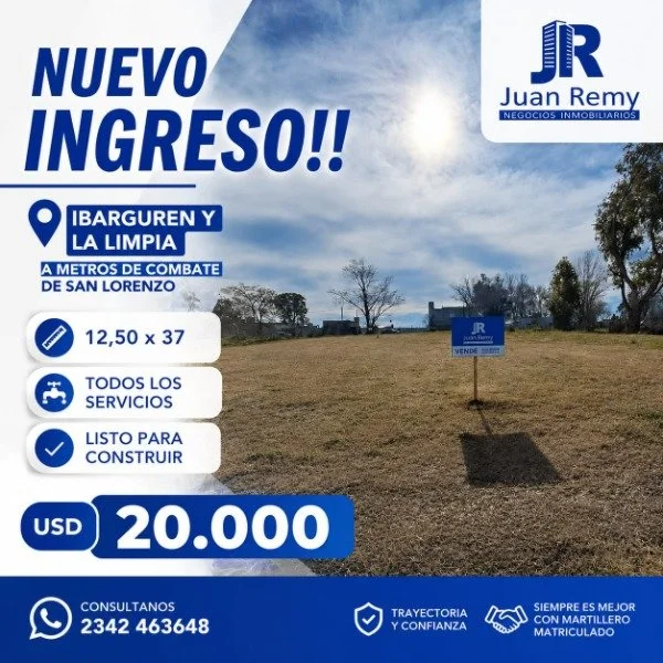 TERRENO EN IBARGUREN Y LA LIMPIA
