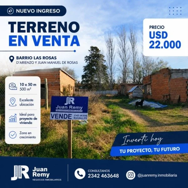 TERRENO EN BARRIO LAS ROSAS