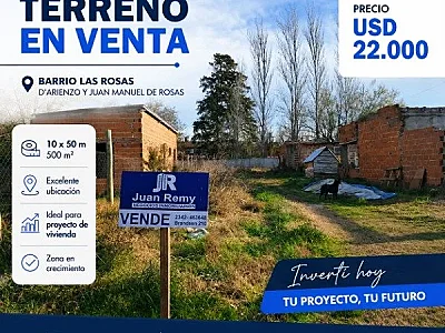 TERRENO EN BARRIO LAS ROSAS