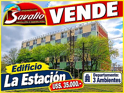 BRAGADO - VENTA - U$S. 35.000.- EDIFICIO "LA ESTACION" DUPLEX DE 3 AMPBIENTES - PRECIO PARA VENDER ! CONSULTAS SAAVEDRA 30 BRAGADO