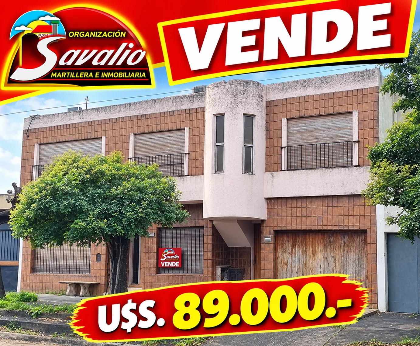 BRAGADO - VENTA - SAN MARTIN N° 880 - CASA EN DOS PLANTAS - 3 DORMITORIOS, GARAYE Y OFICINAS - 190 M2 CUB.. LAS CONSULTAS Y VALORES SE TRATAN PERSONALMENTE EN NUESTRAS OFICINAS DE CALLE SAAVEDRA N° 30 - BRAGADO