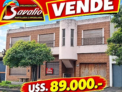 BRAGADO - VENTA - SAN MARTIN N° 880 - CASA EN DOS PLANTAS - 3 DORMITORIOS, GARAYE Y OFICINAS - 190 M2 CUB.. LAS CONSULTAS Y VALORES SE TRATAN PERSONALMENTE EN NUESTRAS OFICINAS DE CALLE SAAVEDRA N° 30 - BRAGADO