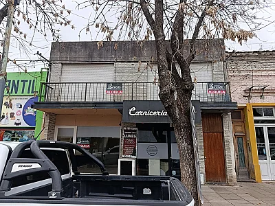 BRAGADO - ALQUILER - DTO EN PLANTA ALTA X ESCALERA - 1 PISO. RIVADAVIA . FTE "LA ANONIMA" 3 DORMITORIOS Y DEPENEDENCIAS, PATIO. $.600.000 INICIAL. UNICAMENTE C/ GARANTIA PROPIETARIA. SAAVEDRA 30 - BRAGADO