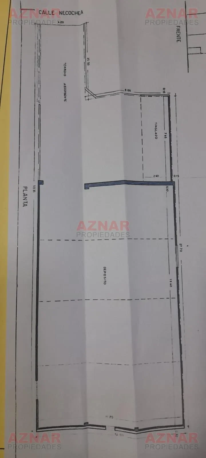 Galpón en Venta en Necochea Nº 440 e/ 12 de Octubre y Catamarca