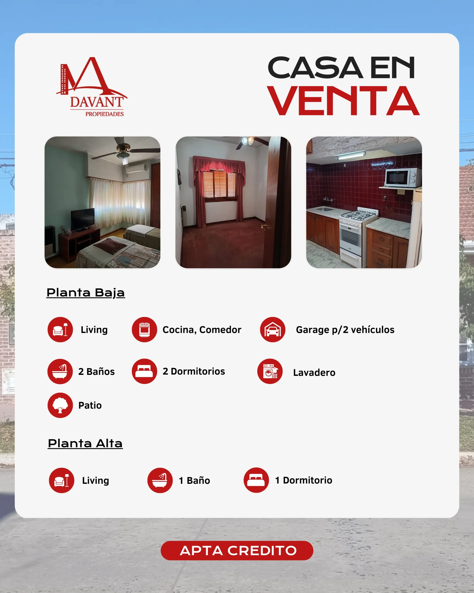 CASA EN VENTA  AVELLANEDA 1262