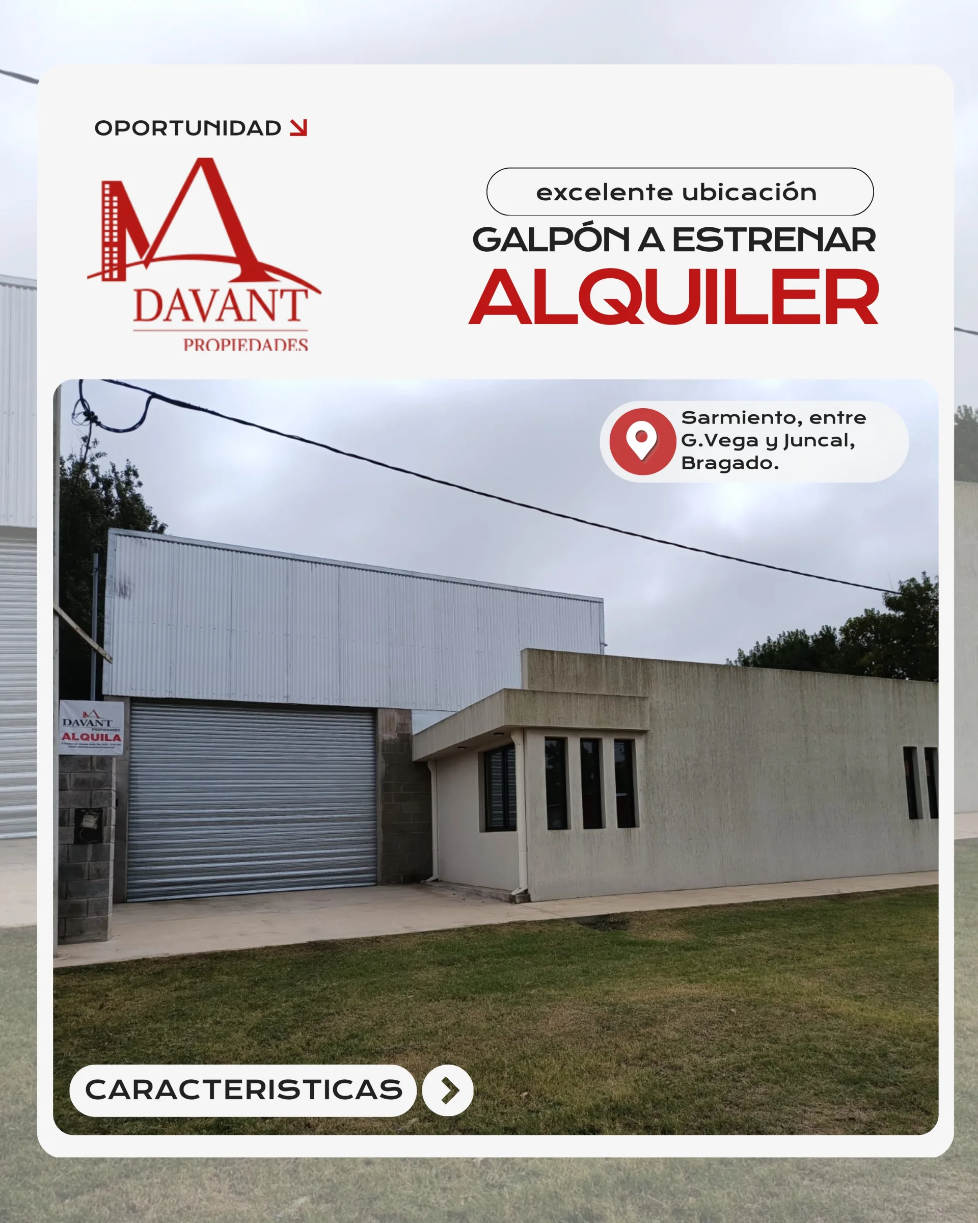 GALPON EN ALQUILER SARMIENTO