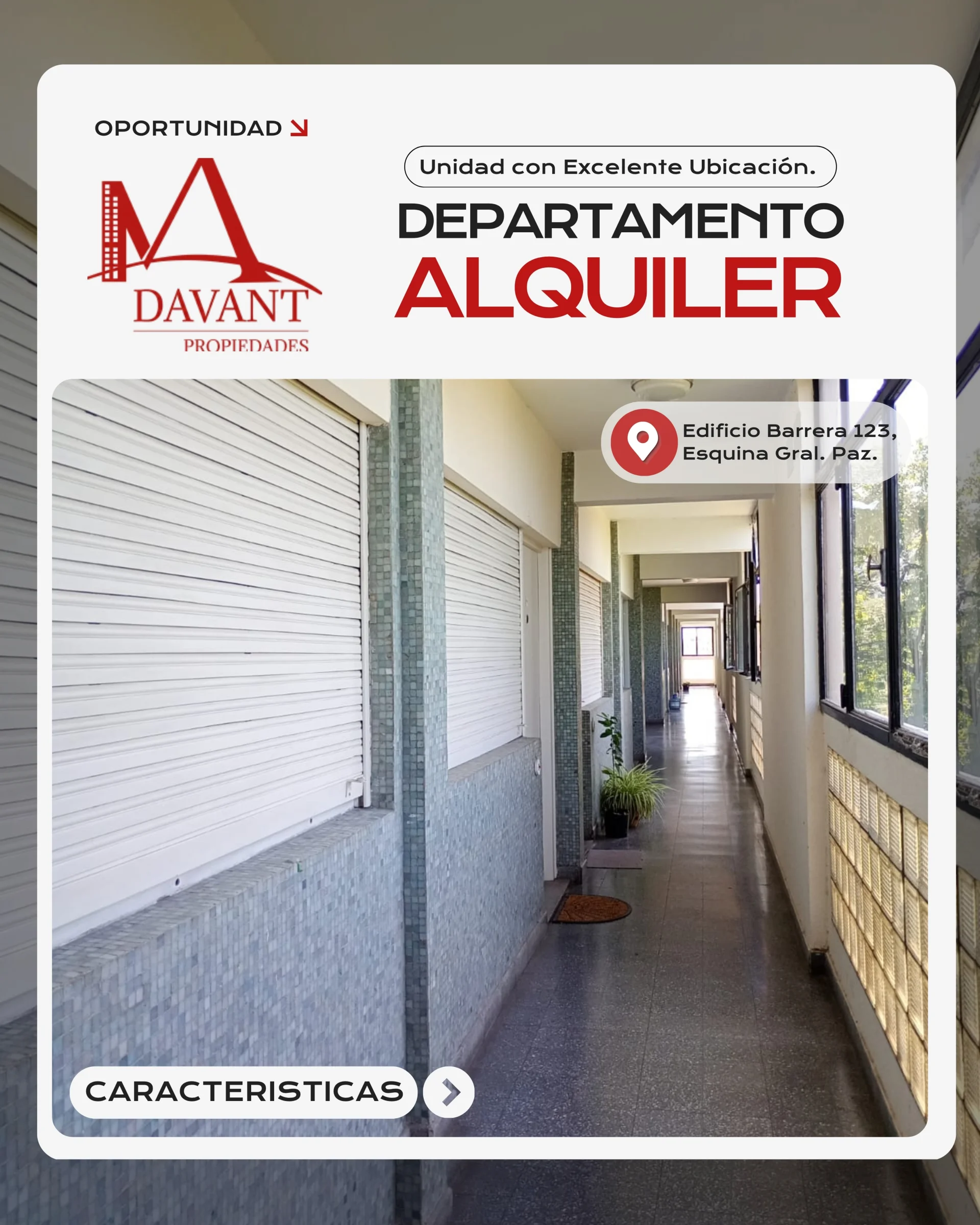 DEPARTAMENTO EN ALQUILER BARRERA